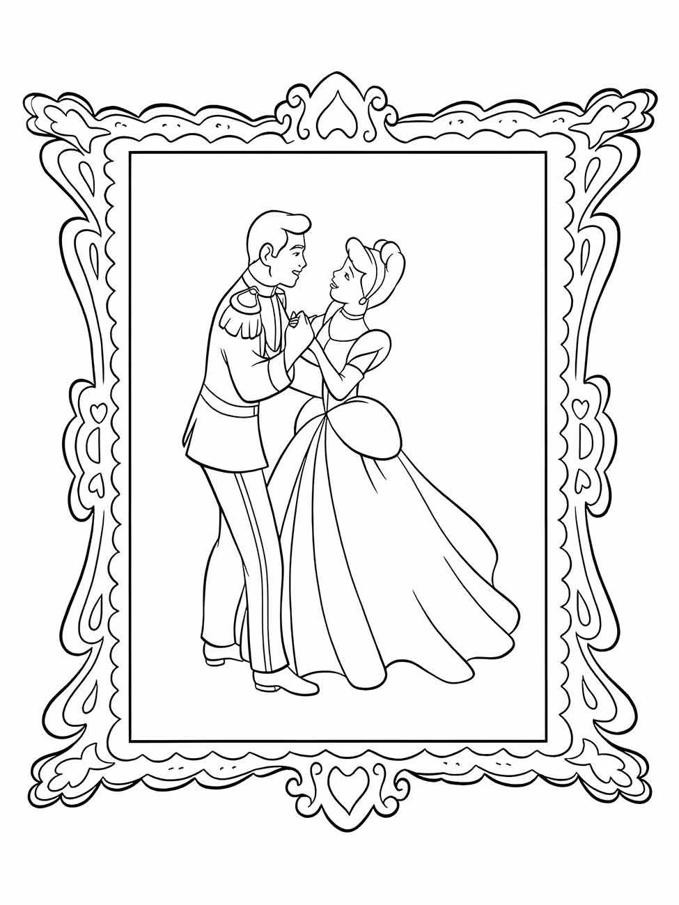 Cinderella coloring page (85)