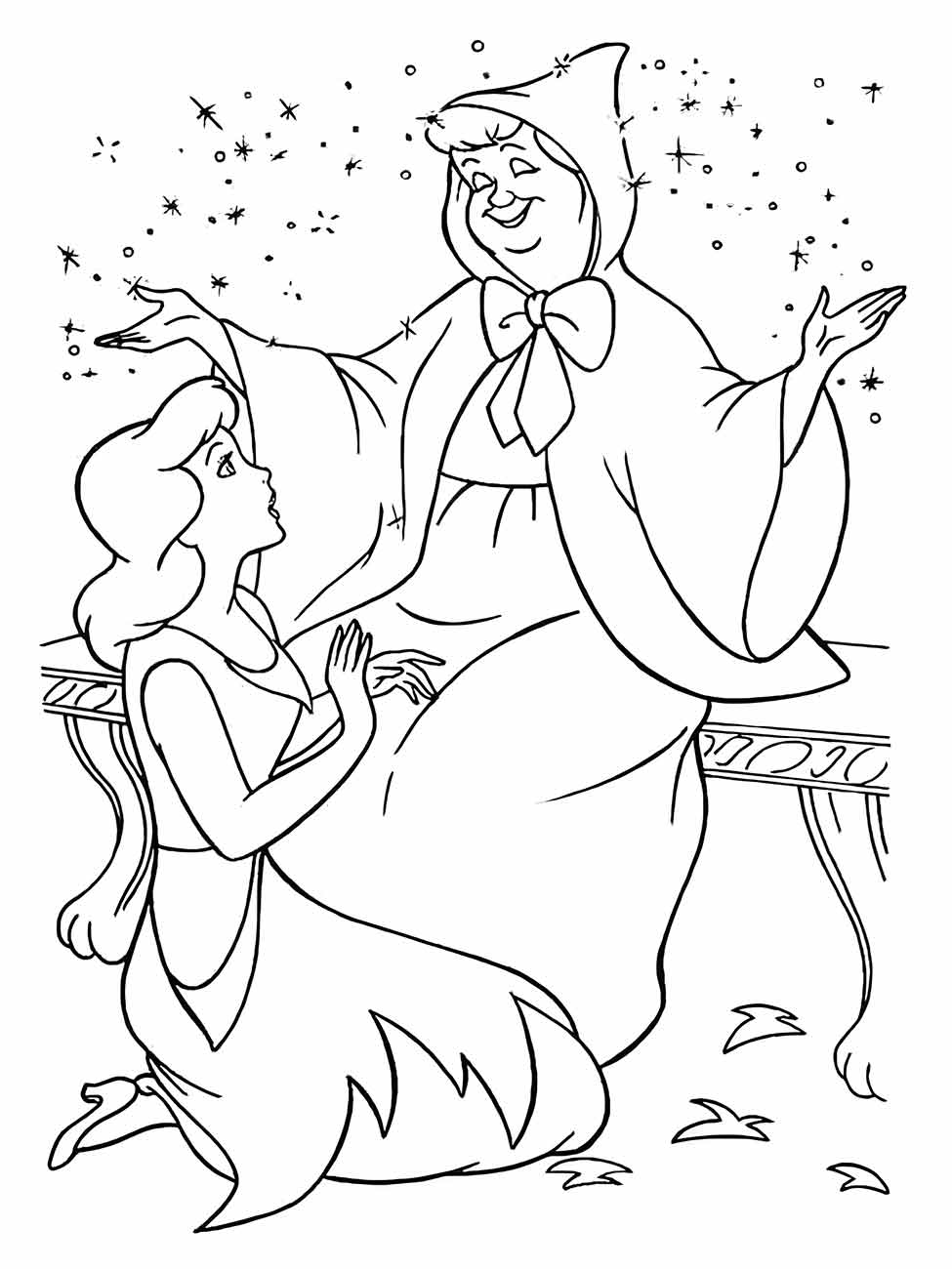 Cinderella coloring page (87)