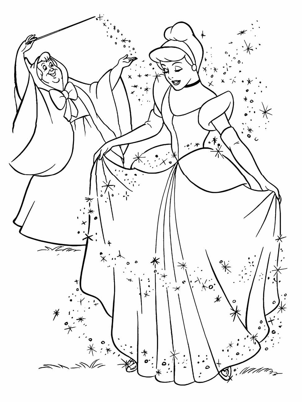 Cinderella coloring page (89)