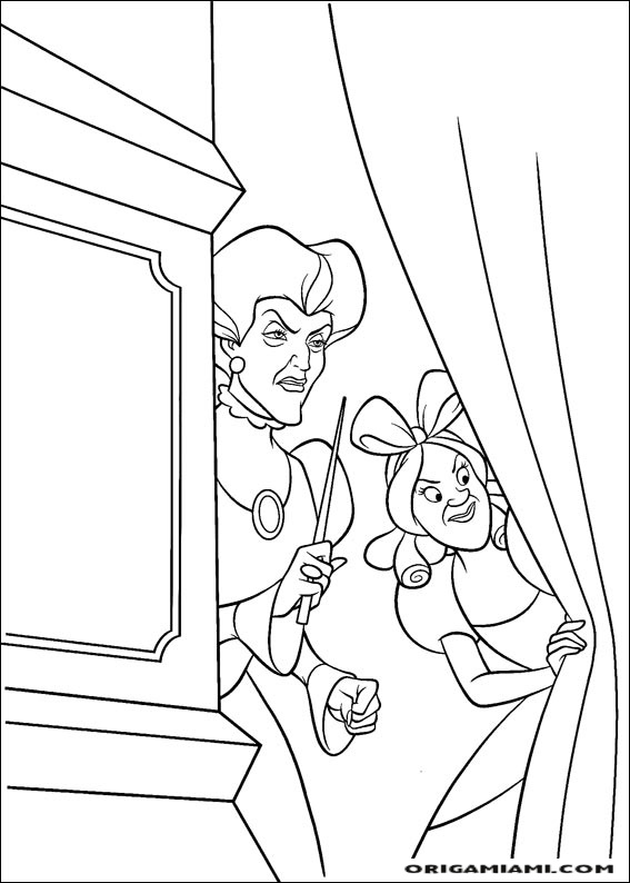 Cinderella coloring page (92)