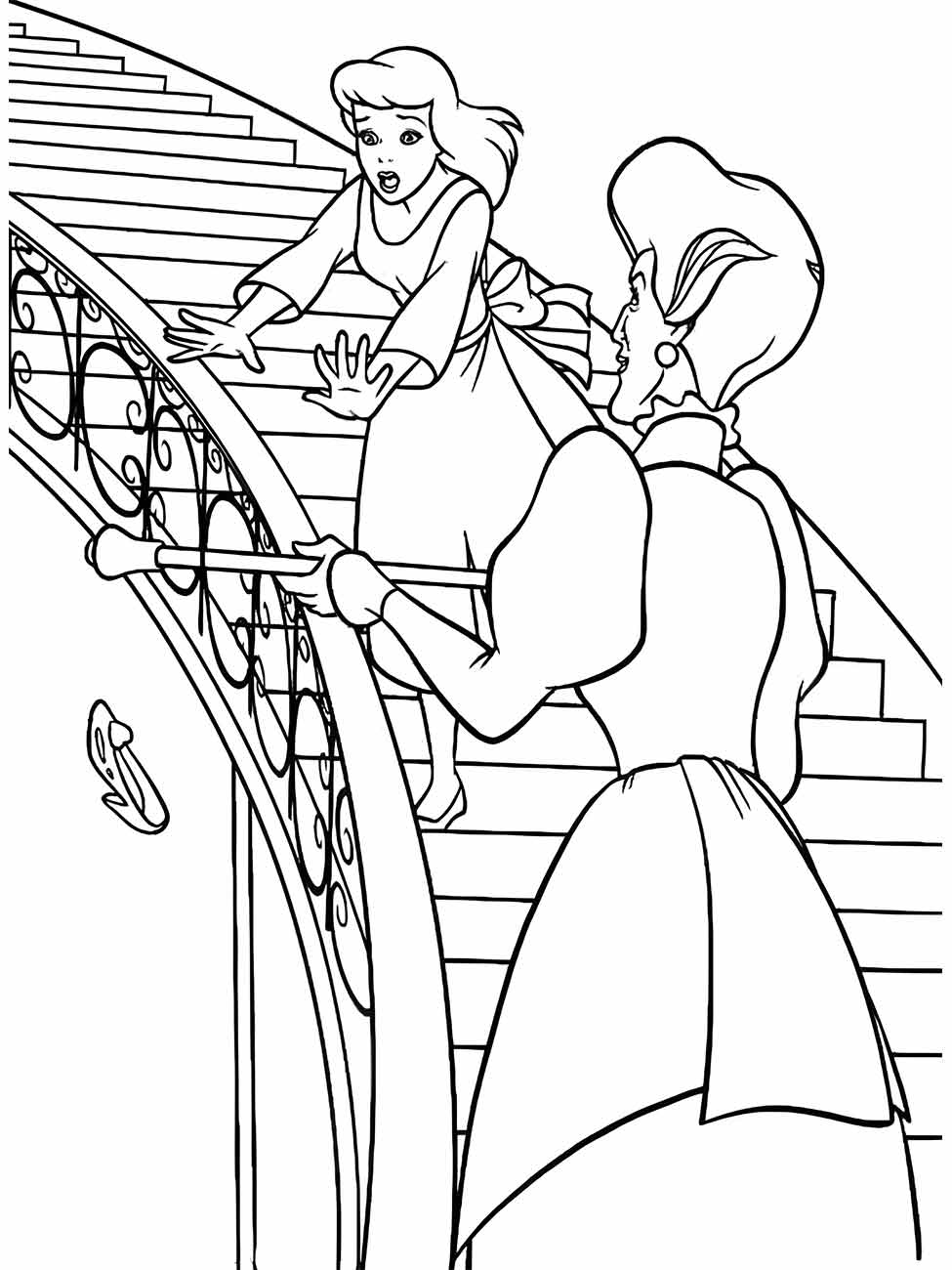 Cinderella coloring page (92)