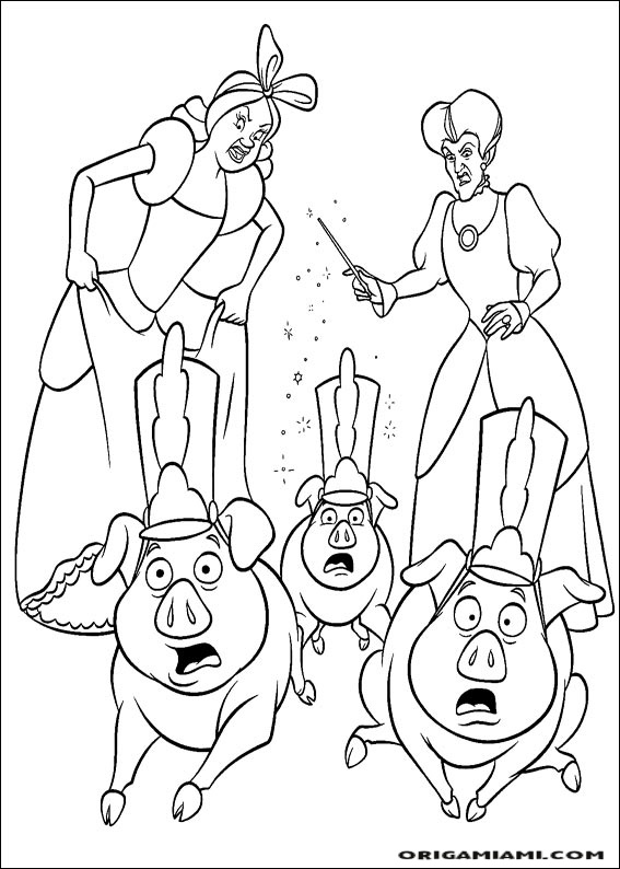 Cinderella coloring page (96)