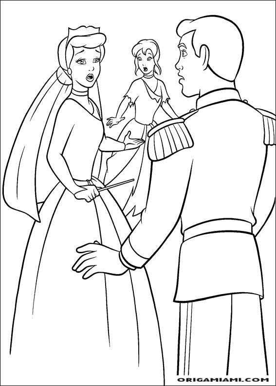 Cinderella coloring page (99)