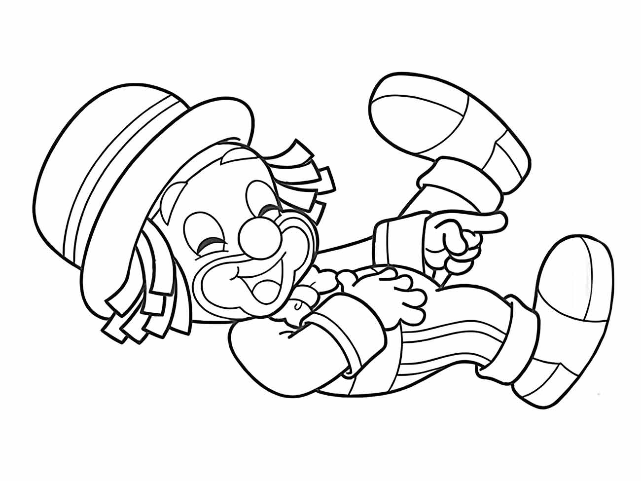 Clown coloring page (15)