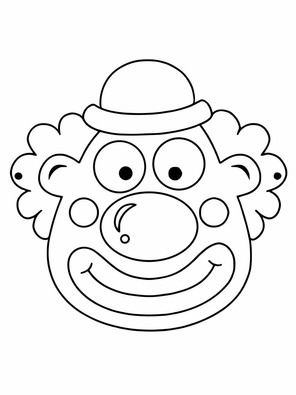 Clown coloring page (21)