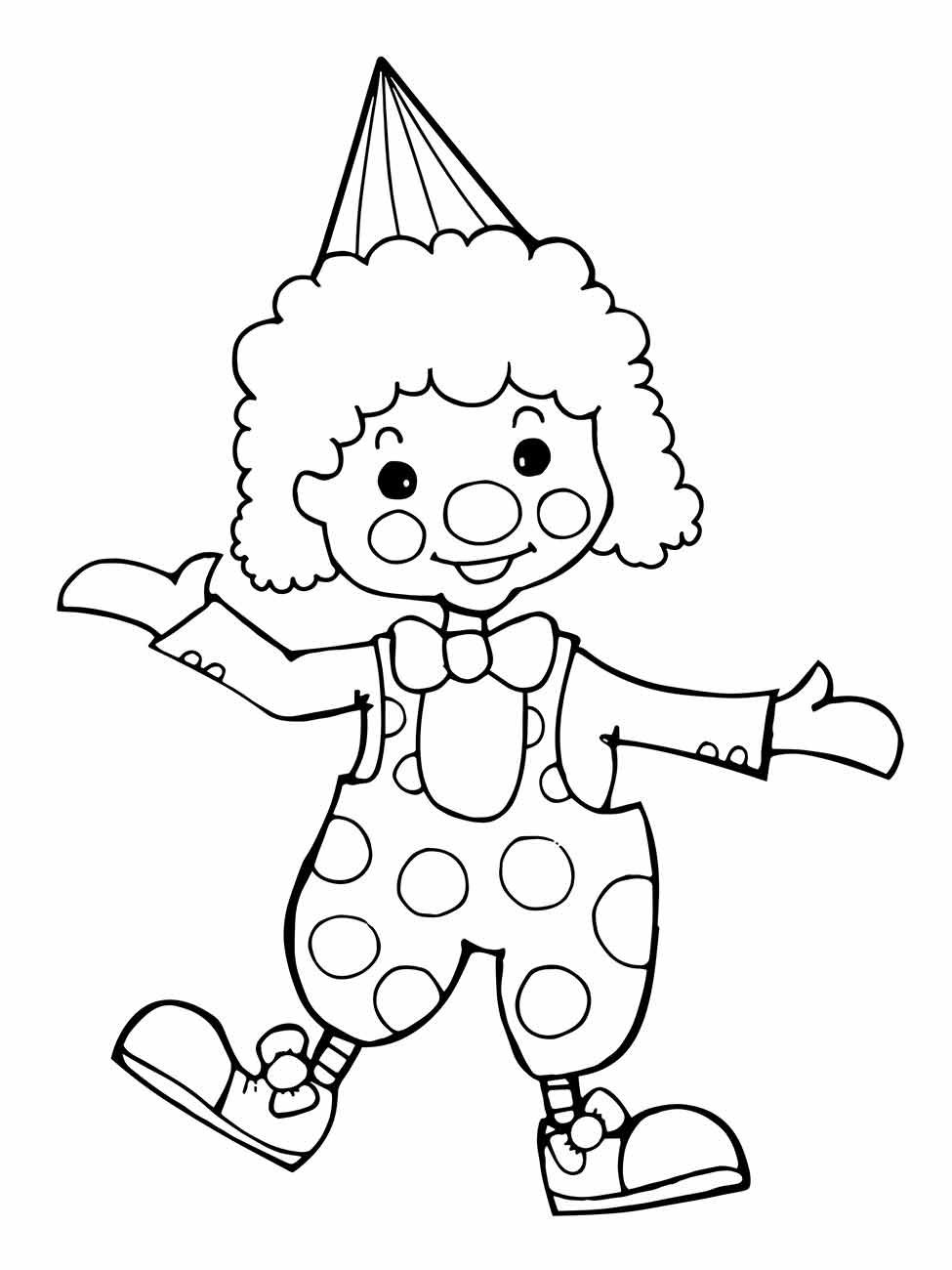 Clown coloring page (23)