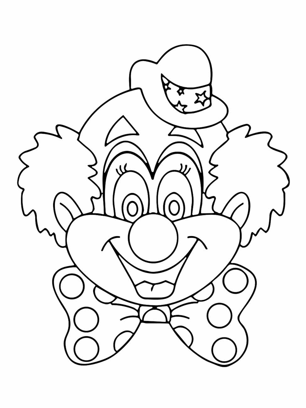 Clown coloring page (26)