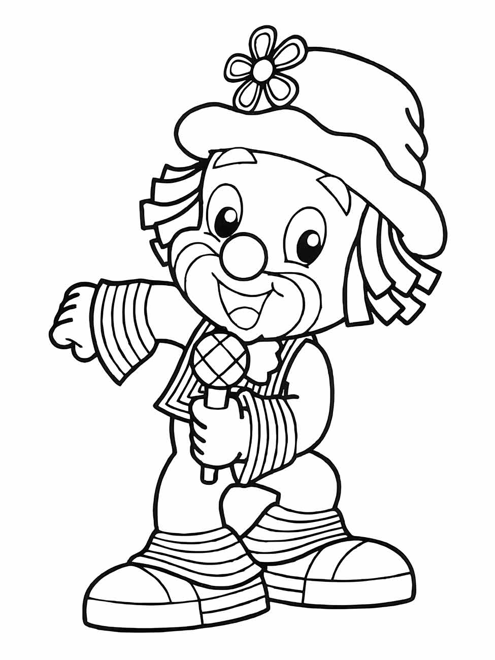 Clown coloring page (30)