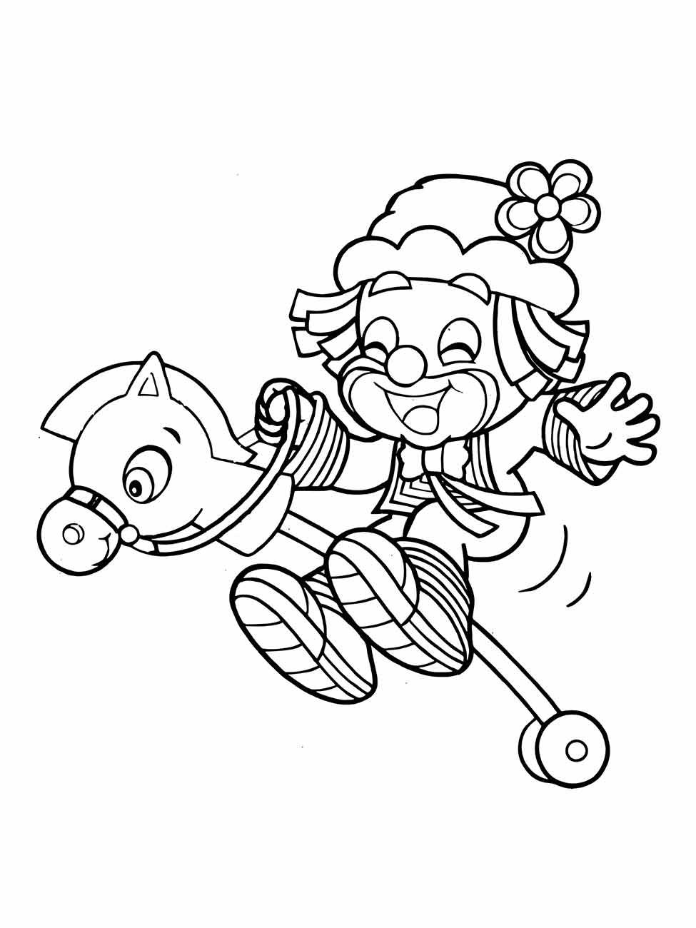 Clown coloring page (34)