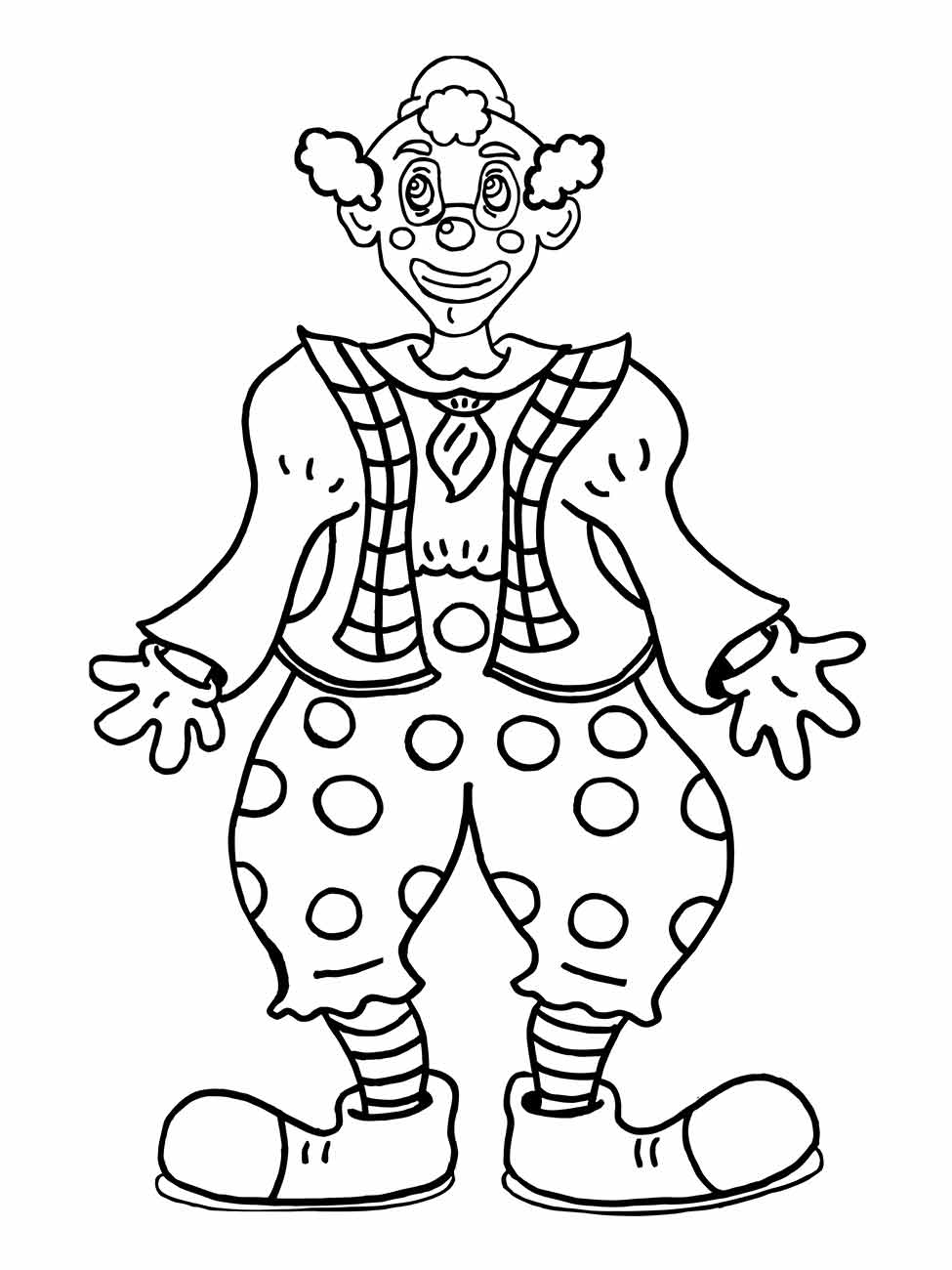 Clown coloring page (39)