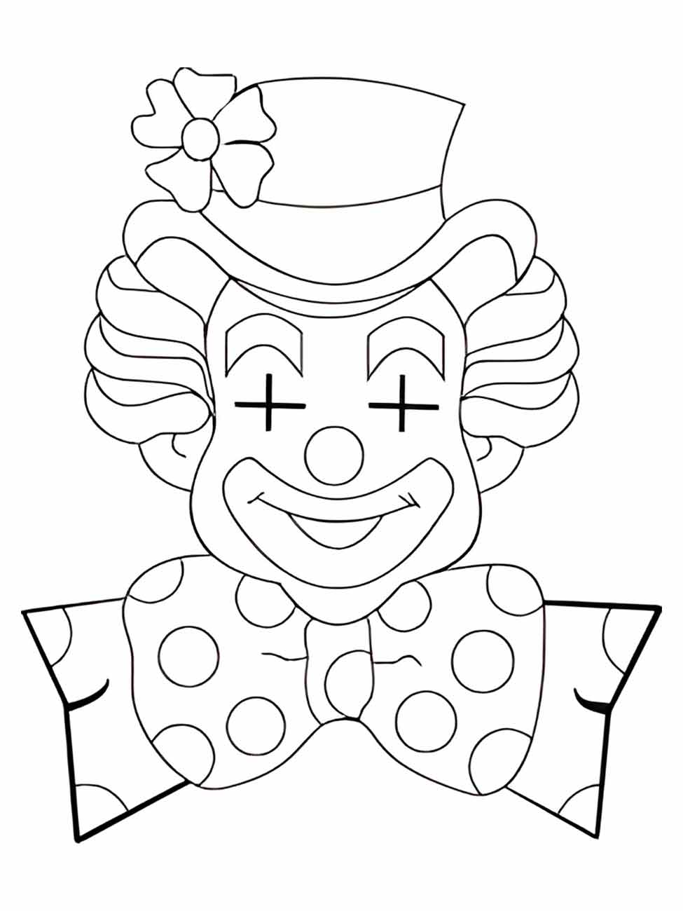 Clown coloring page (41)