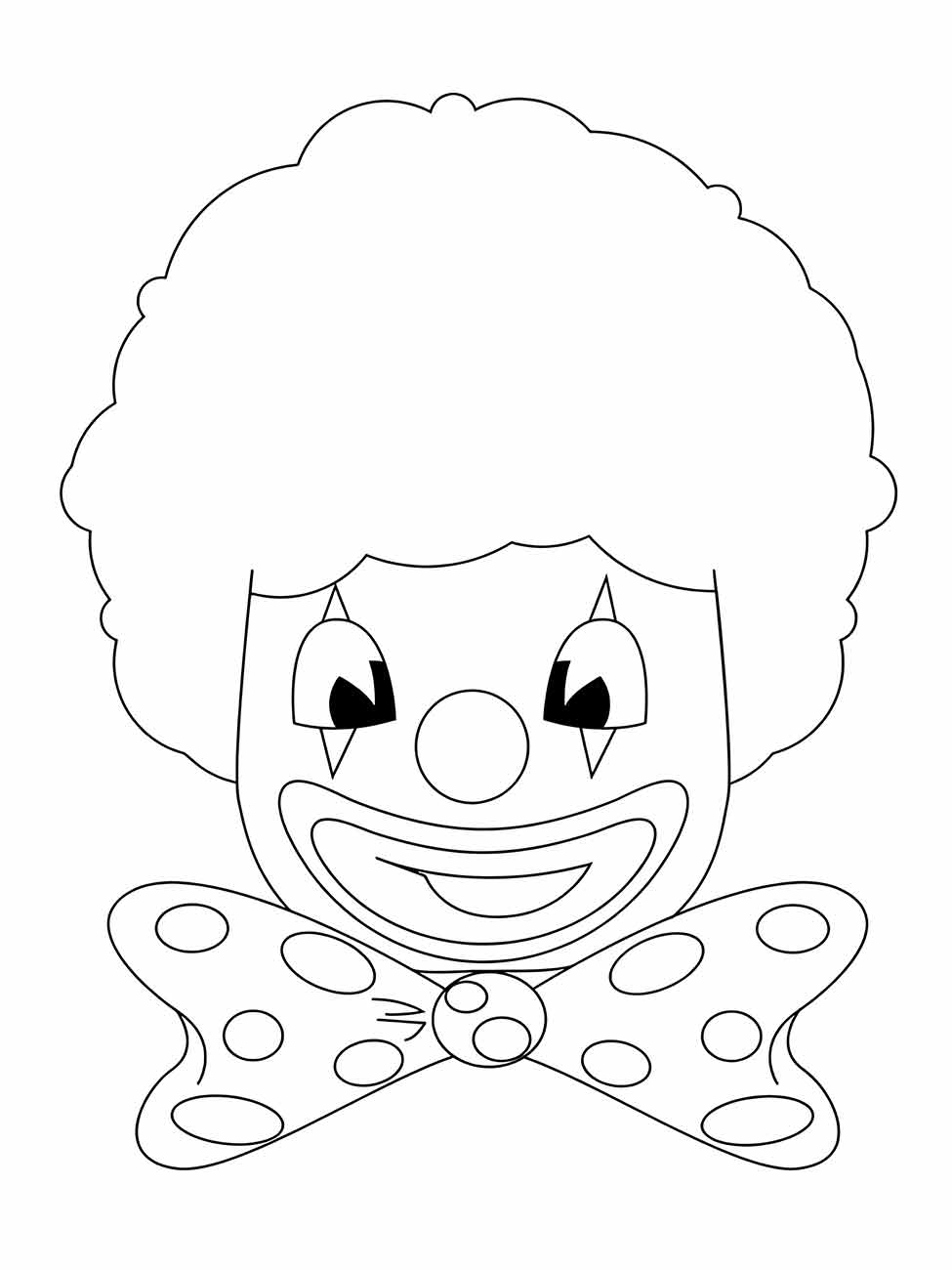 Clown coloring page (42)