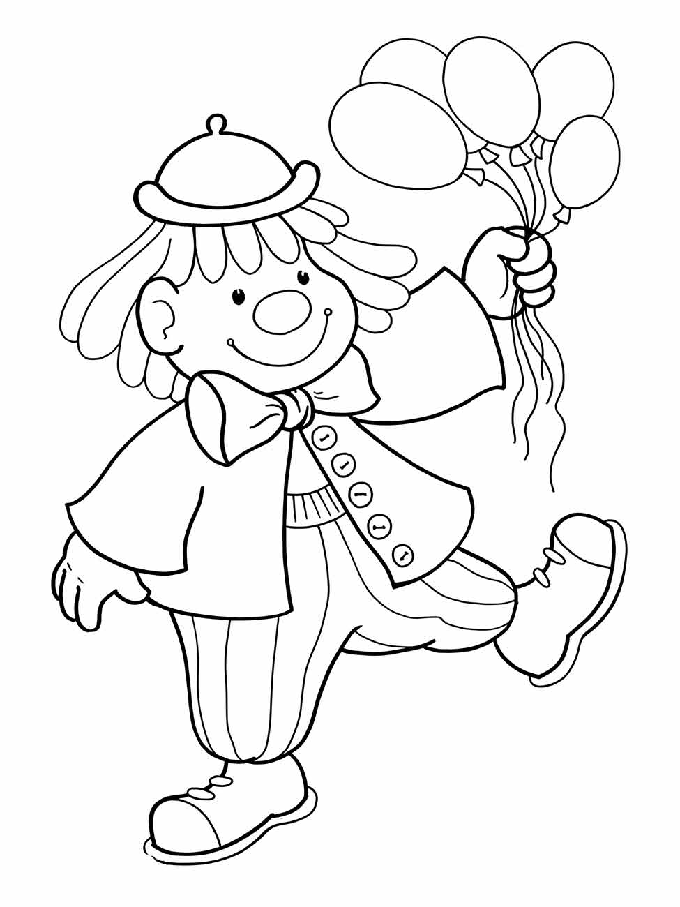 Clown coloring page (47)