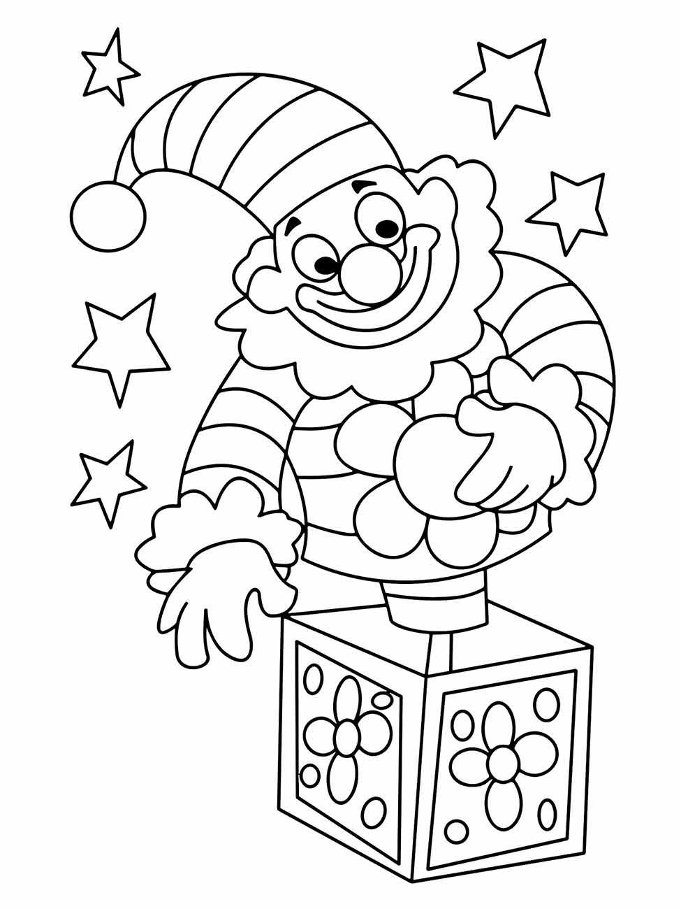 Clown coloring page (52)