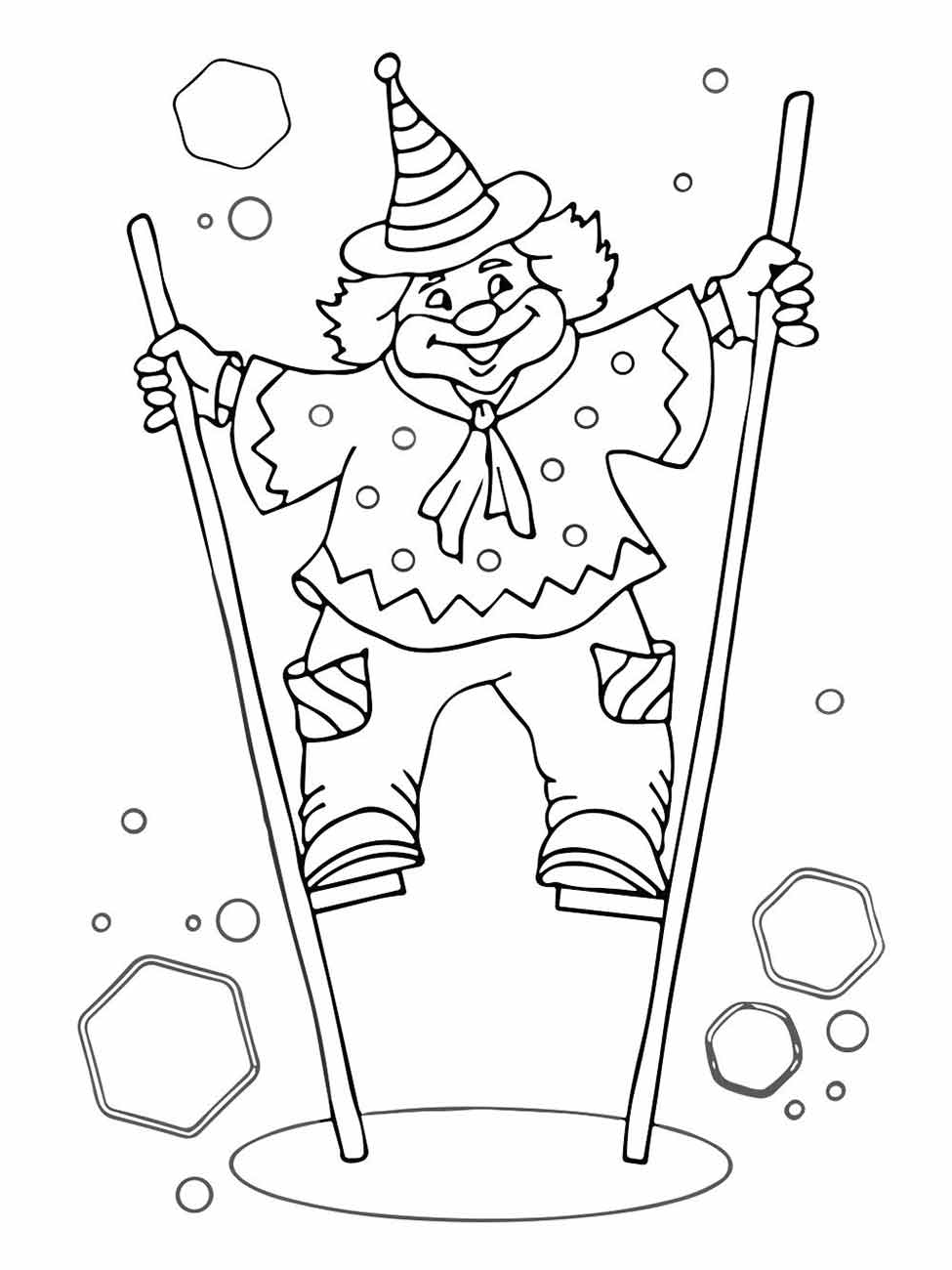 Clown coloring page (53)