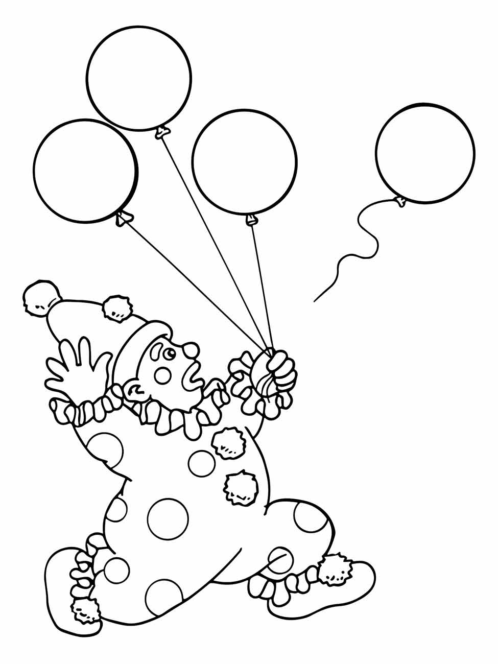 Clown coloring page (58)