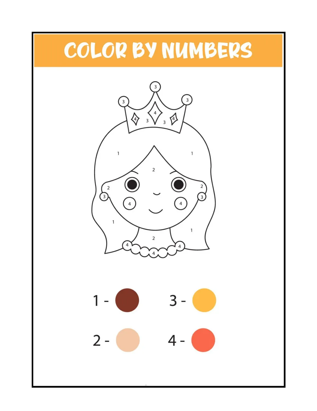 Color by Numbers coloring page (17)