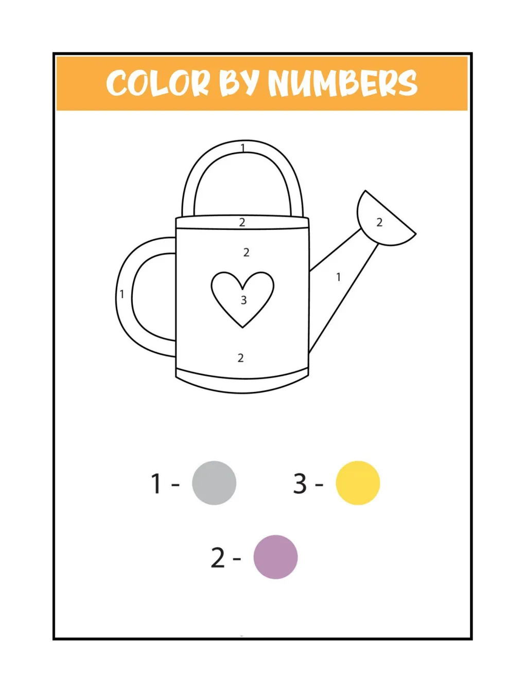 Color by Numbers coloring page (19)