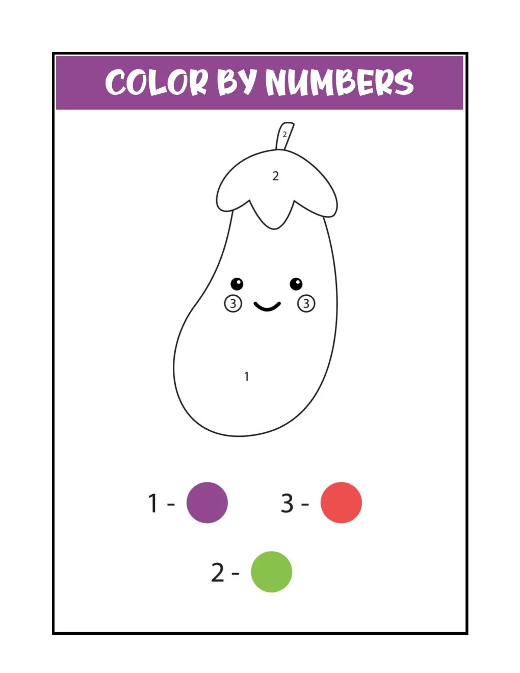 Color by Numbers coloring page (5)