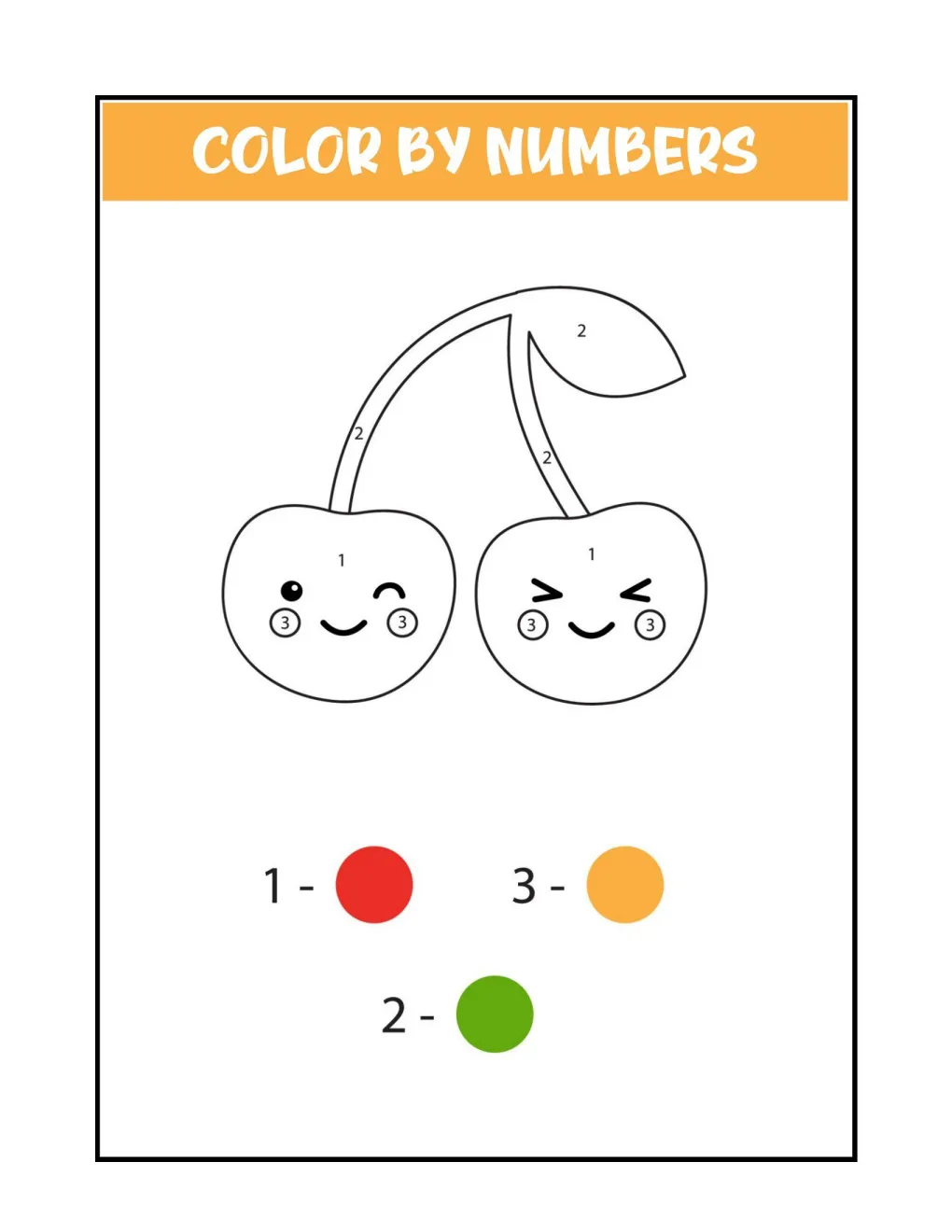 Color by Numbers coloring page (8)