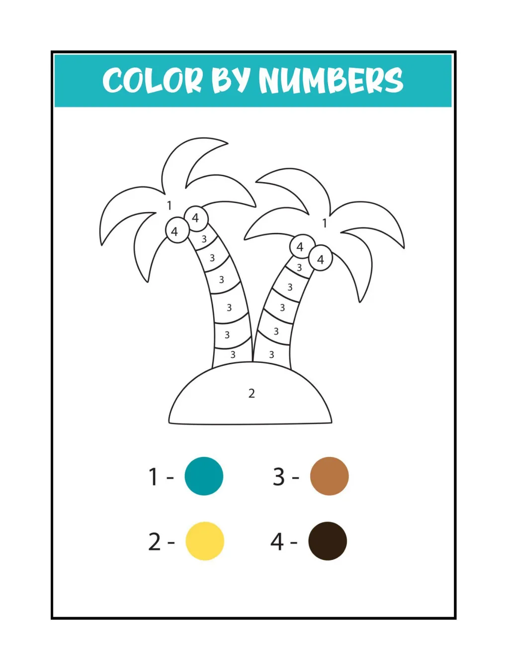 Color by Numbers coloring page (9)