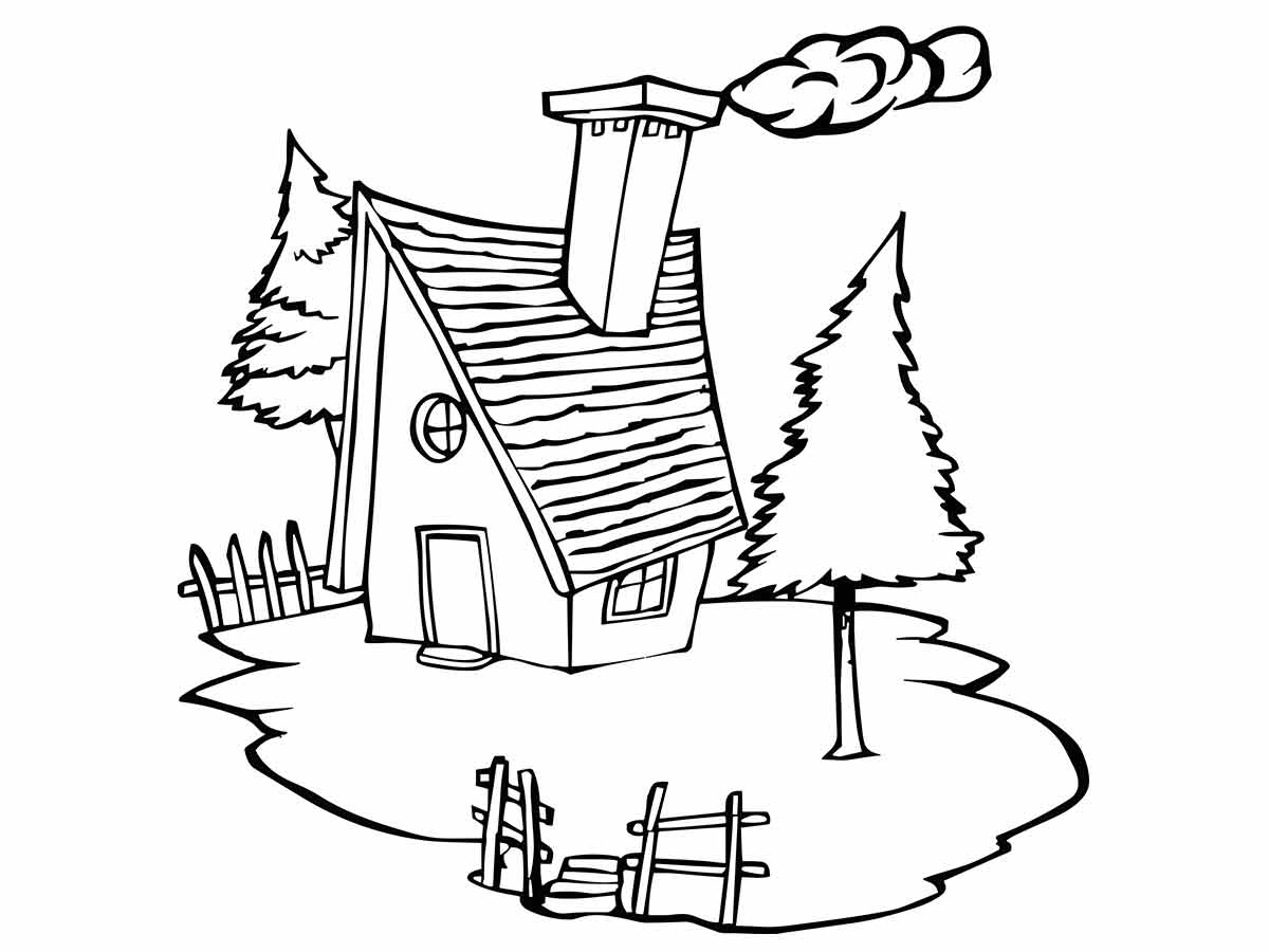 Coloring Houses coloring page (11)