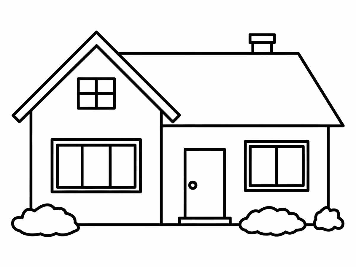 Coloring Houses coloring page (17)