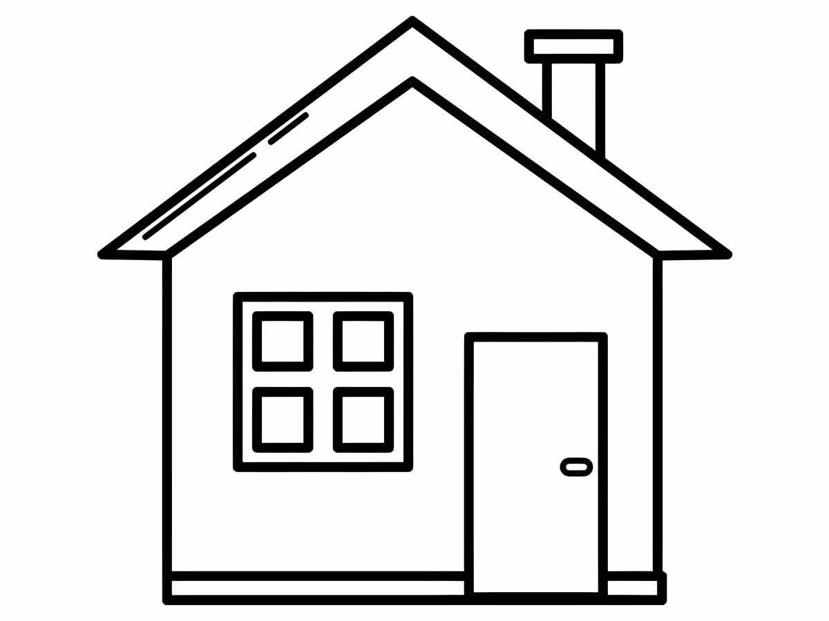 Coloring Houses coloring page (19)