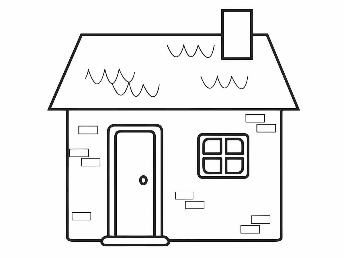 Coloring Houses coloring page (20)