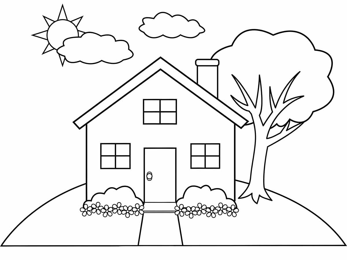 Coloring Houses coloring page (28)