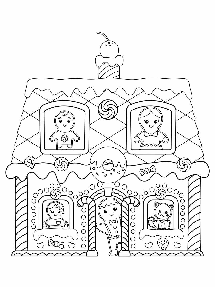 Coloring Houses coloring page (33)