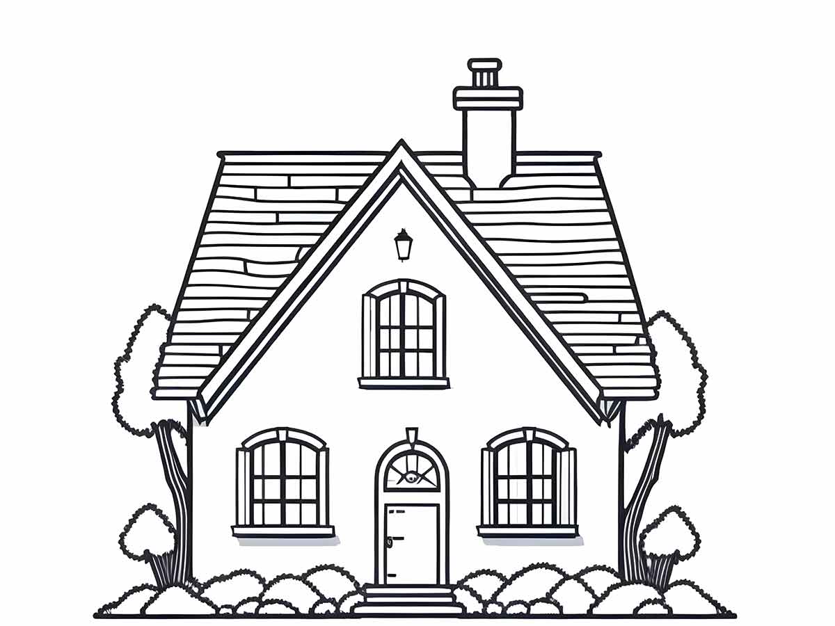 Coloring Houses coloring page (40)