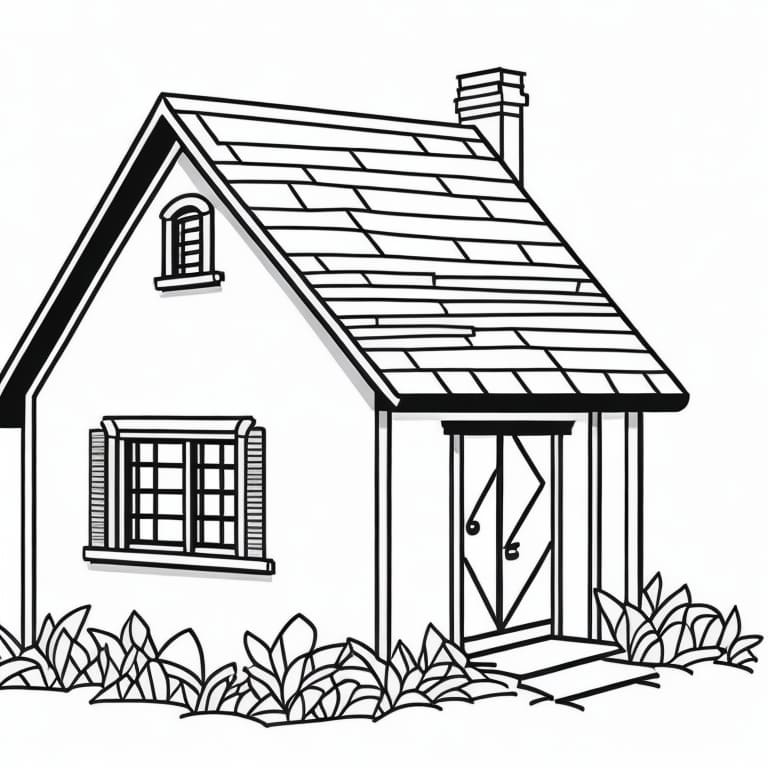 Coloring Houses coloring page (41)