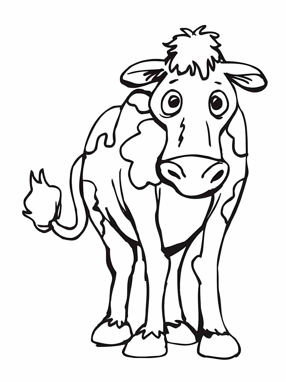 Cow coloring page (27)