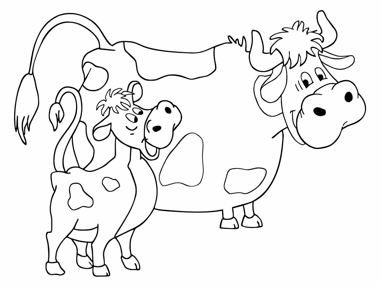 Cow coloring page (41)