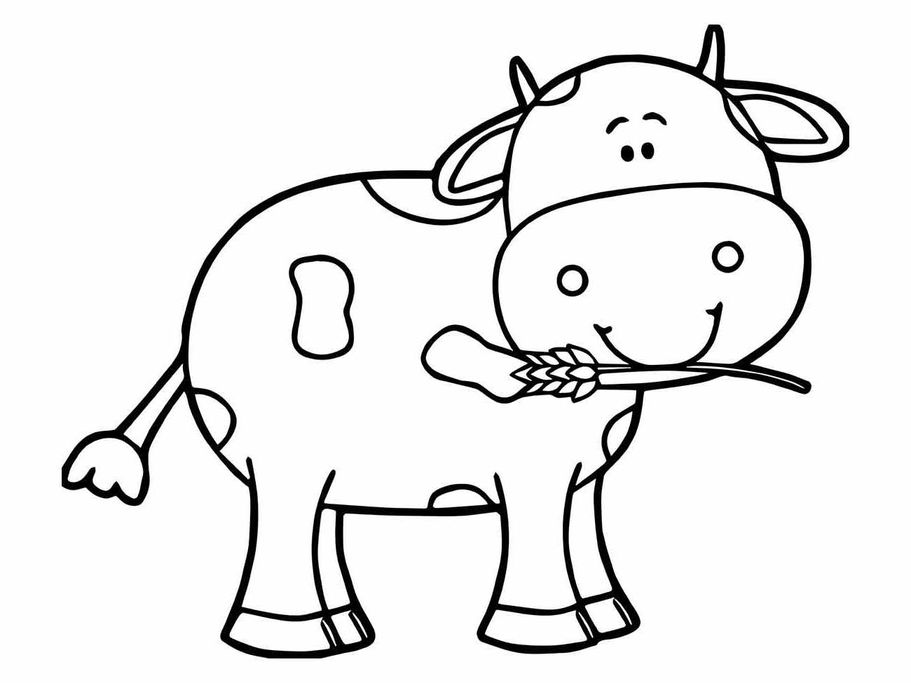 Cow coloring page (46)