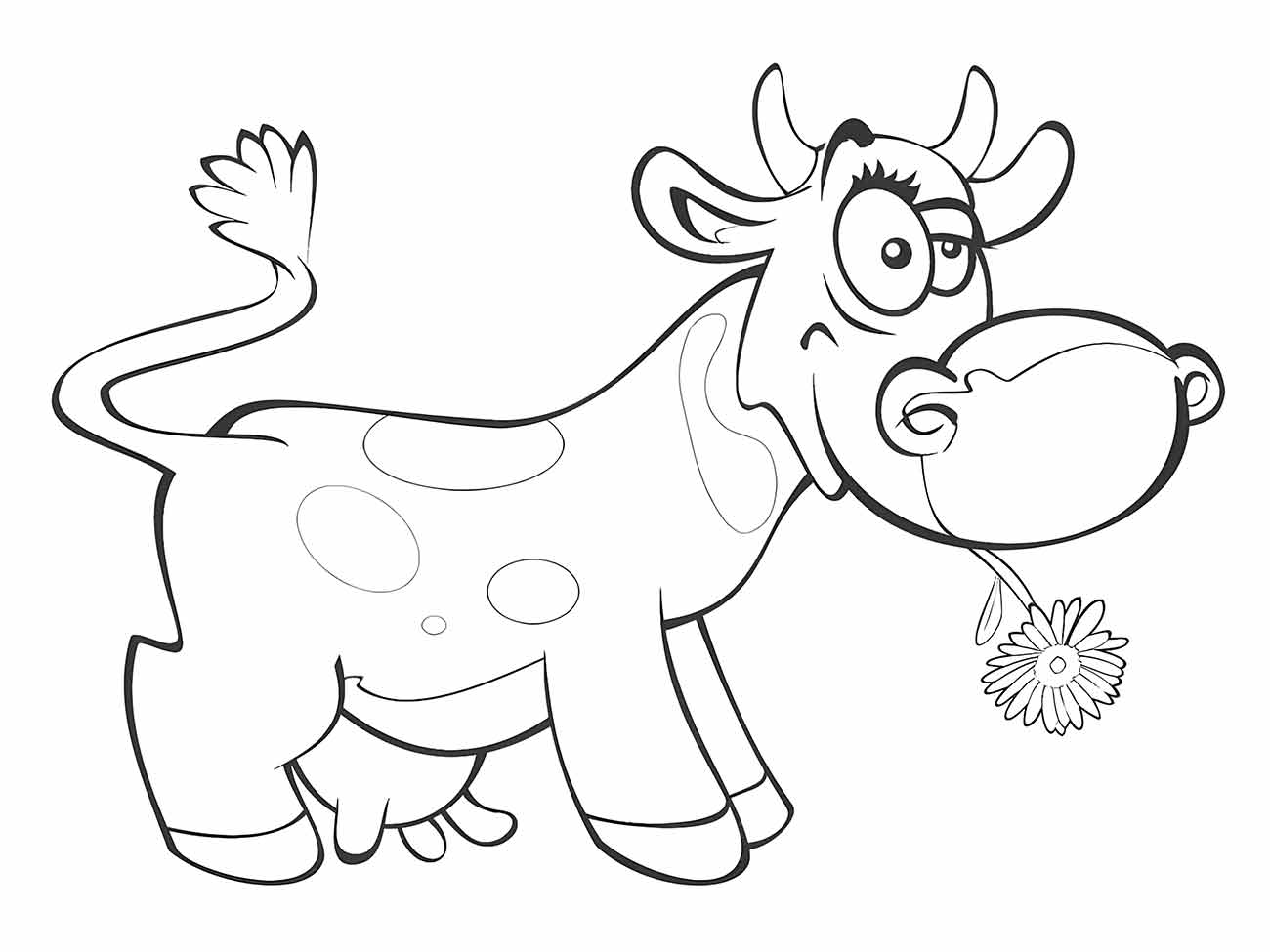 Cow coloring page (47)