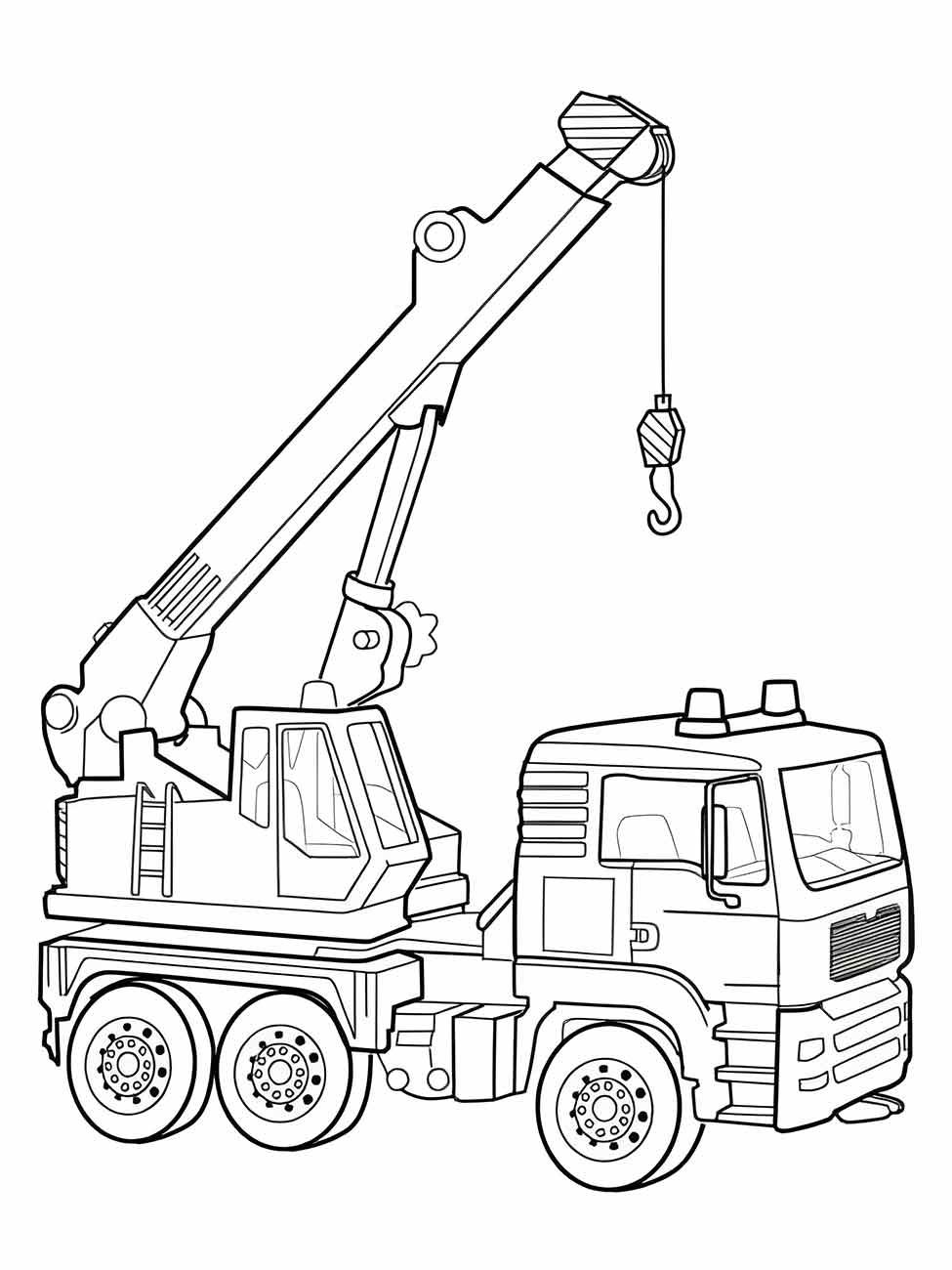 Cranes coloring page (1)