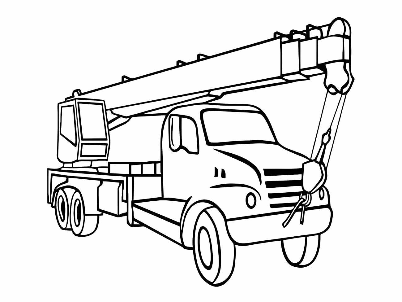 Cranes coloring page (3)