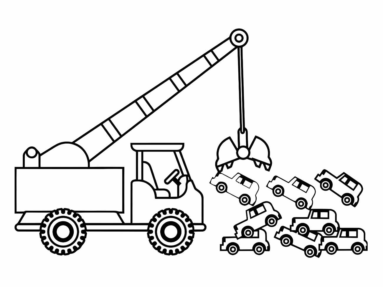 Cranes coloring page (5)