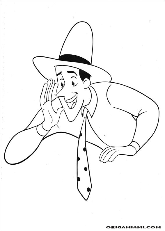 Curious george coloring page (3)