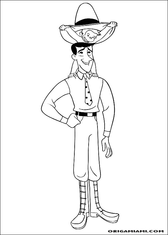 Curious george coloring page (31)