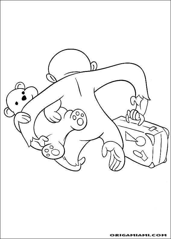 Curious george coloring page (32)