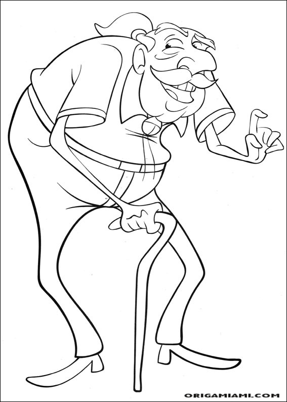 Curious george coloring page (47)