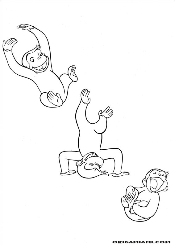 Curious george coloring page (51)