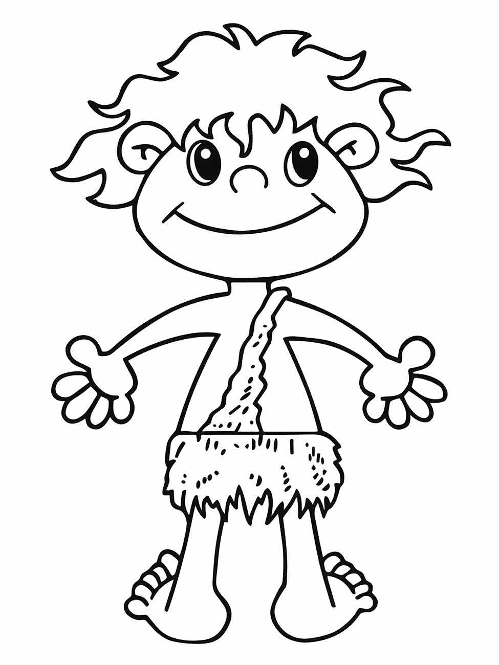 Curupira coloring page (10)