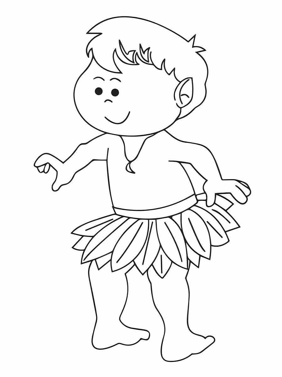 Curupira coloring page (12)