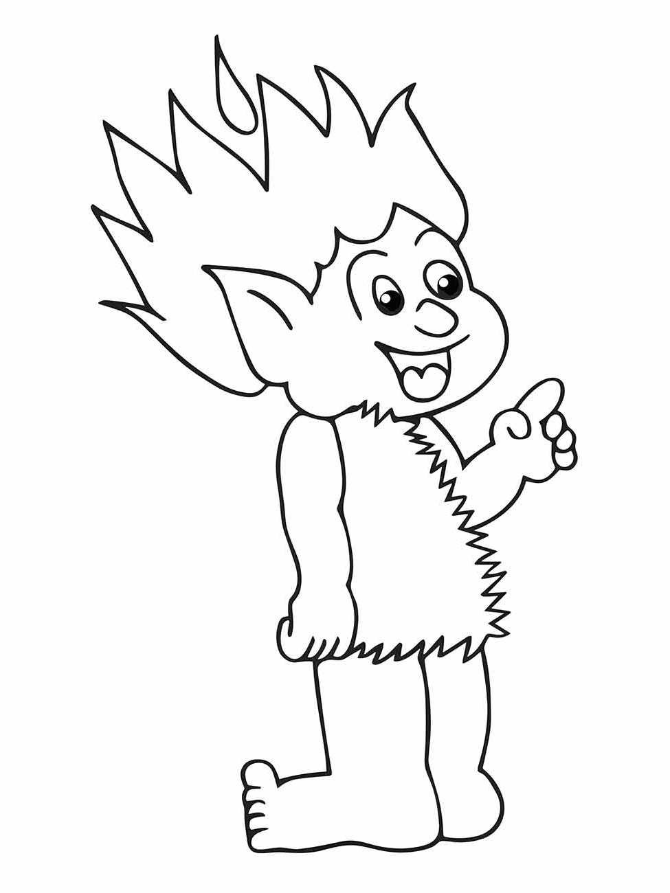 Curupira coloring page (14)