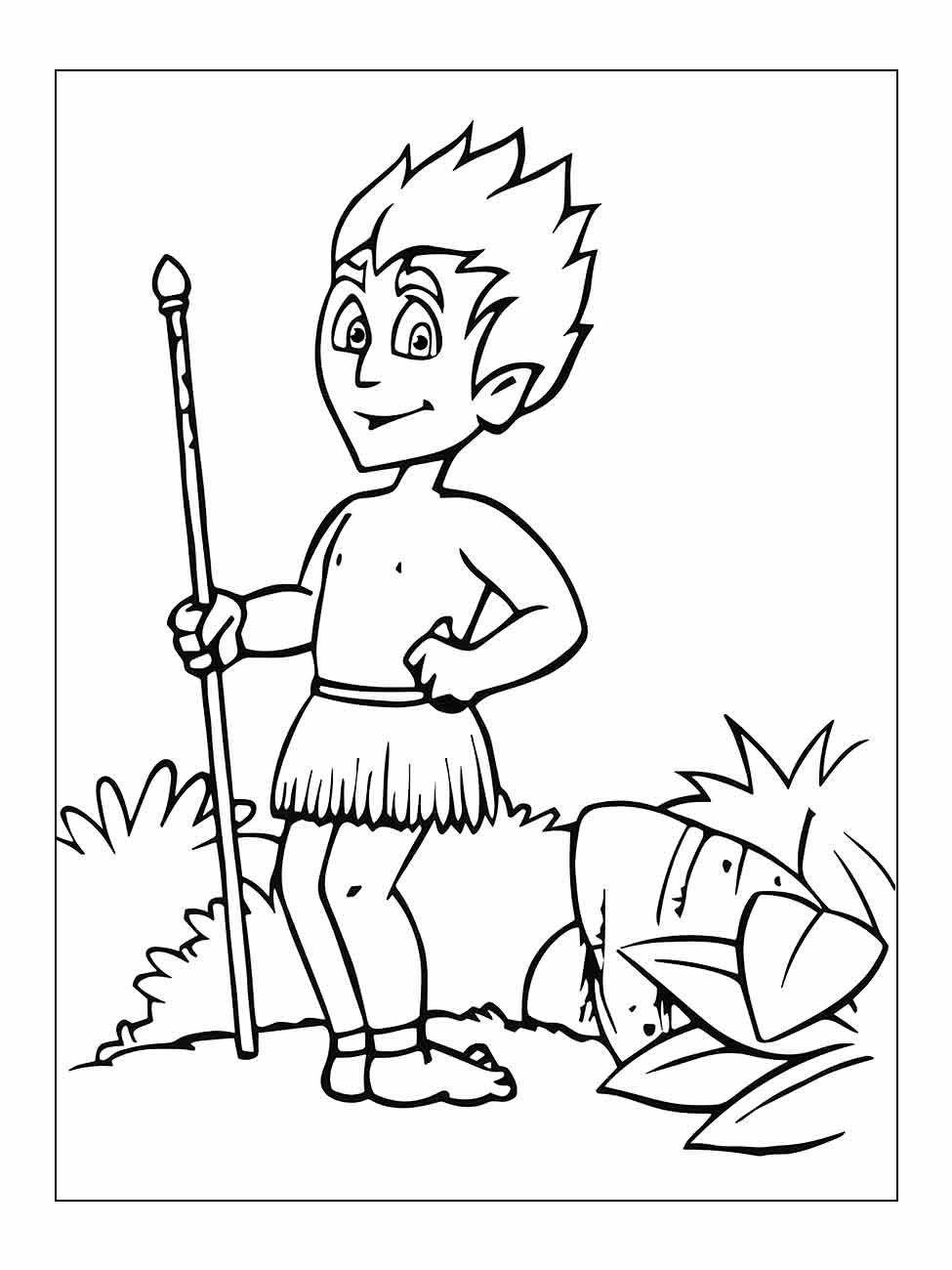 Curupira coloring page (19)