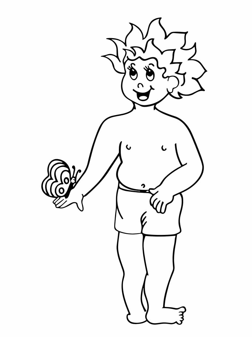 Curupira coloring page (8)